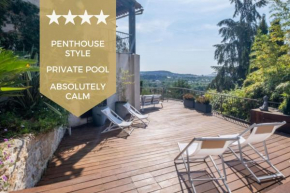 SERRENDY PENTHOUSE STYLE HOUSE Swimming pool and absolute calm!